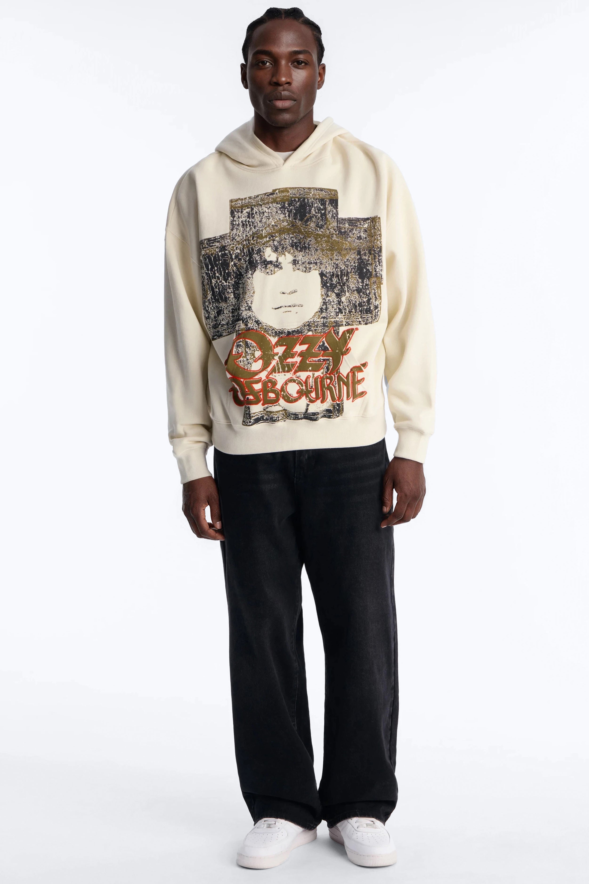 Ozzy Osbourne Tour 88 Vintage Hoodie - Cream