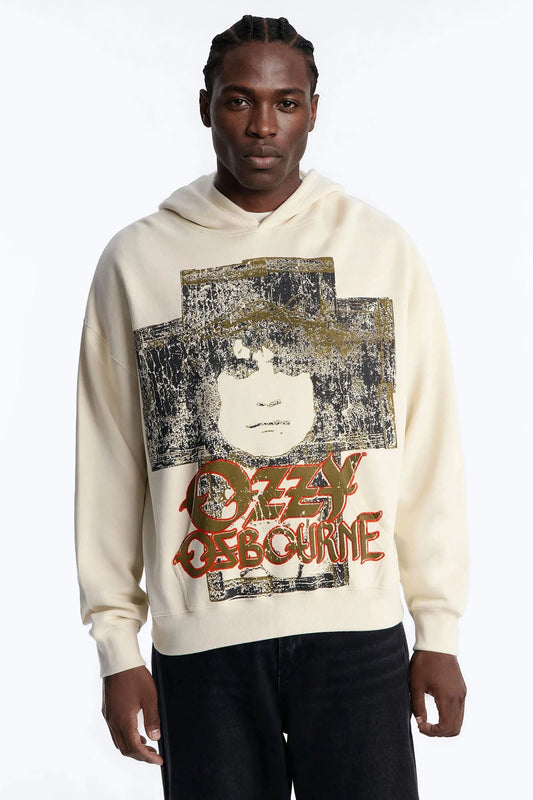 Ozzy Osbourne Tour 88 Vintage Hoodie - Cream