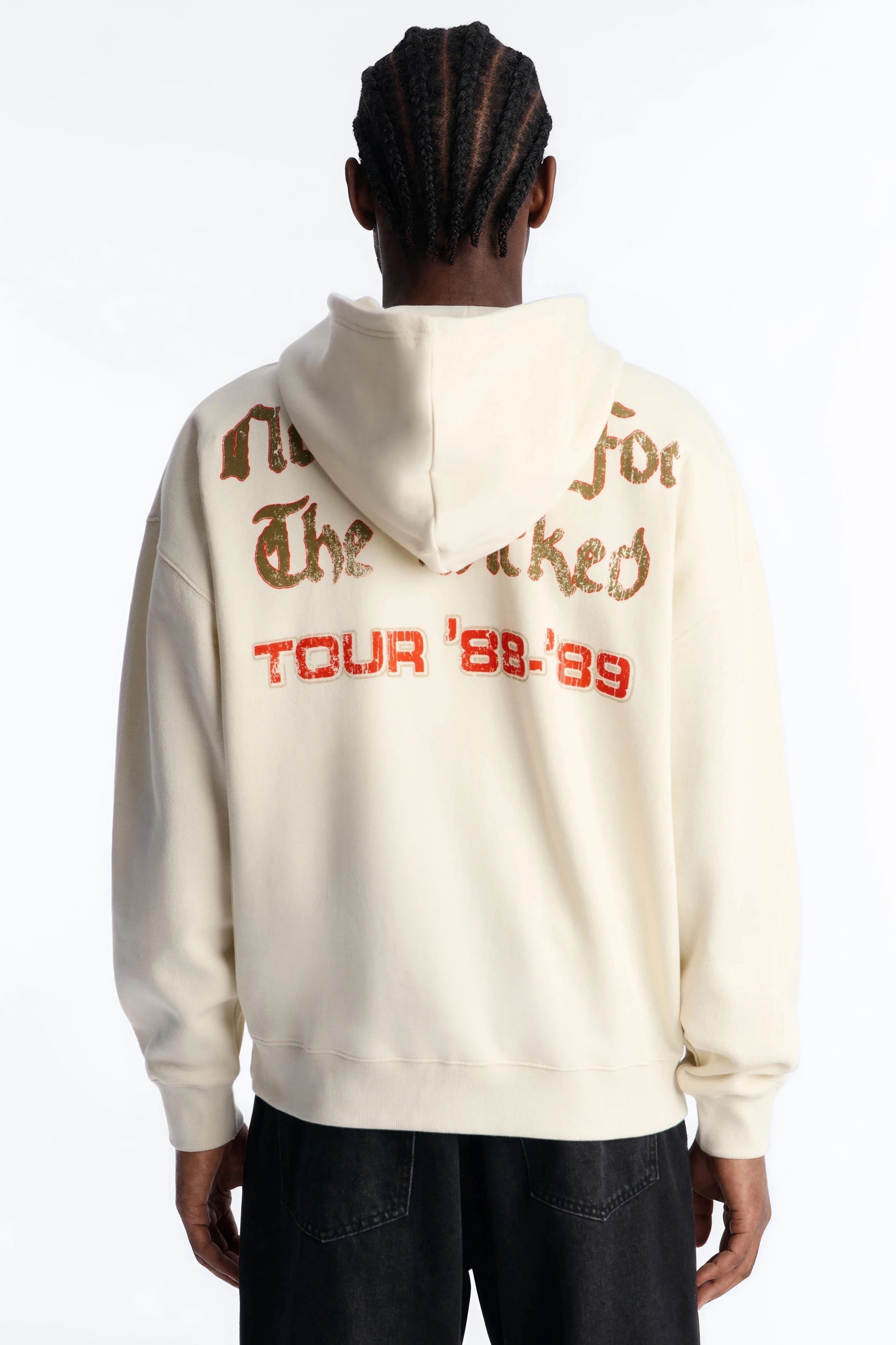 Ozzy Osbourne Tour 88 Vintage Hoodie - Cream