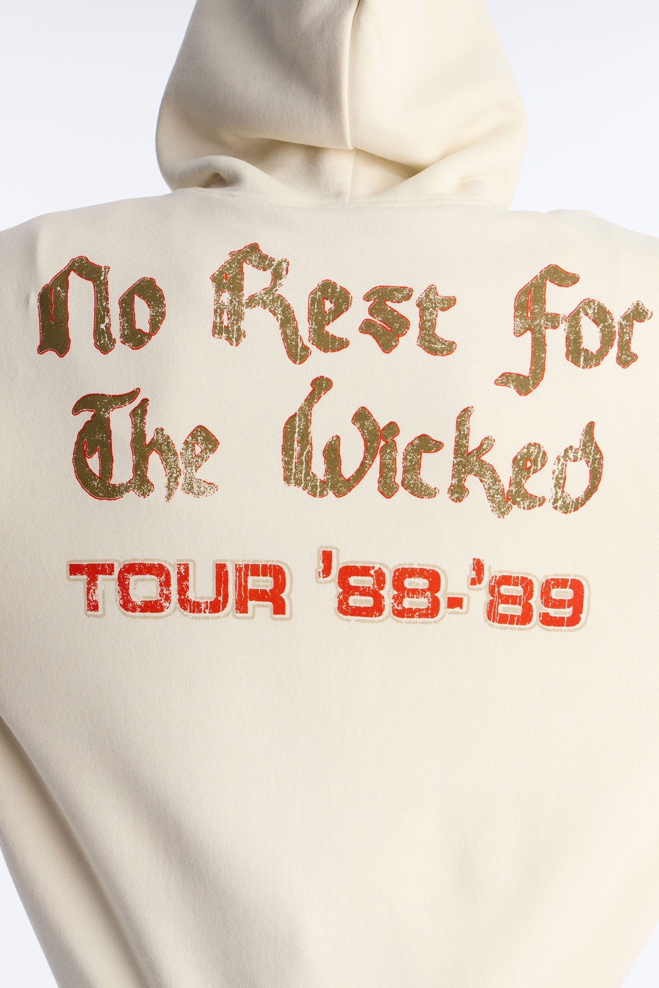 Ozzy Osbourne Tour 88 Vintage Hoodie - Cream