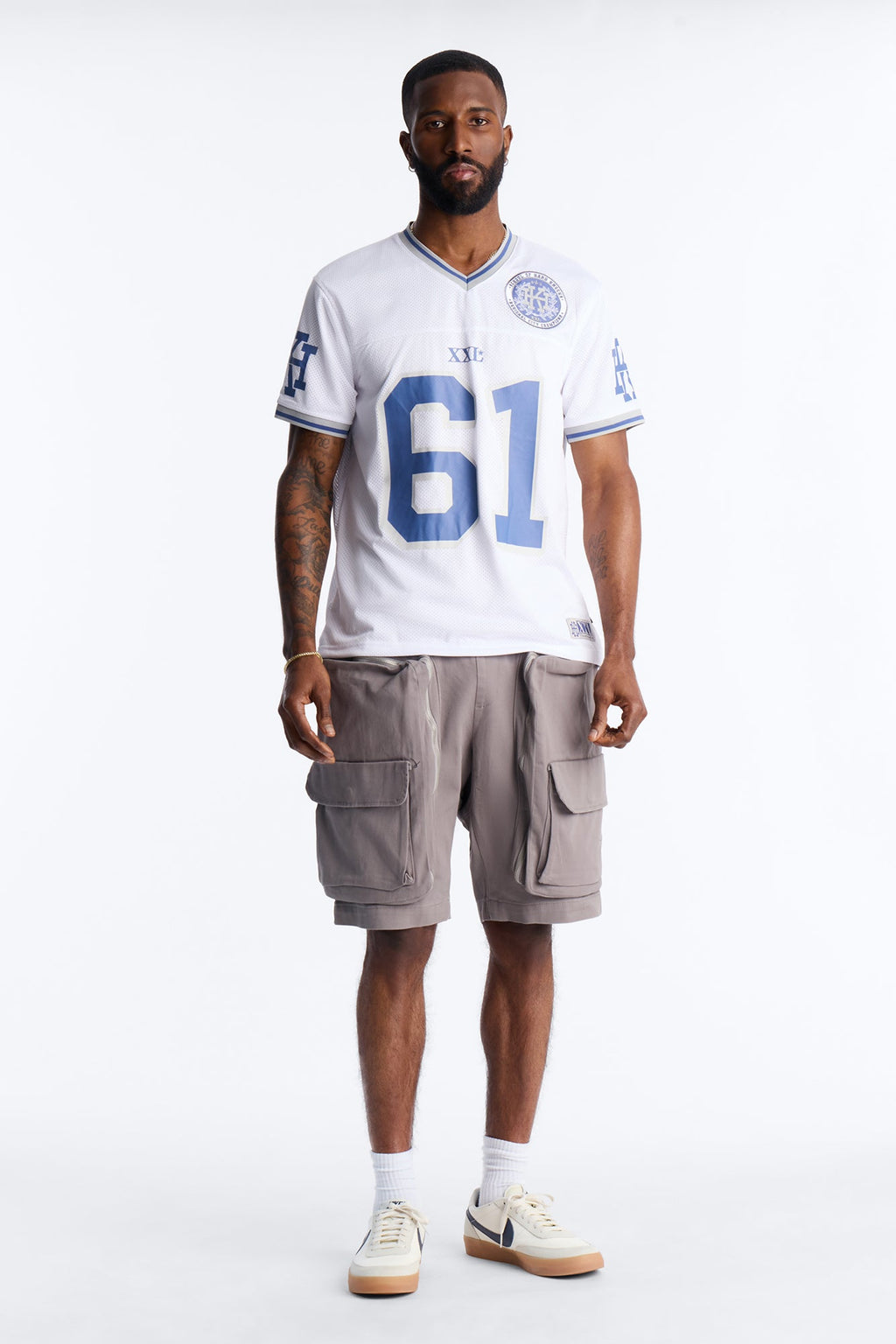 Oversized Maxed Out Utility Pocket Short - Grey
