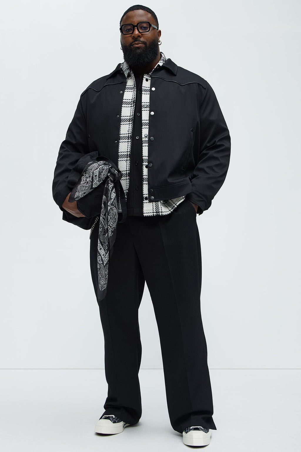 Glenville Western Jacket - Black