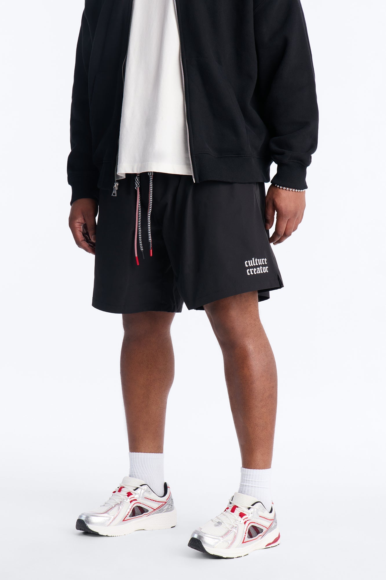 Culture Creator Double Drawstring Short - Black