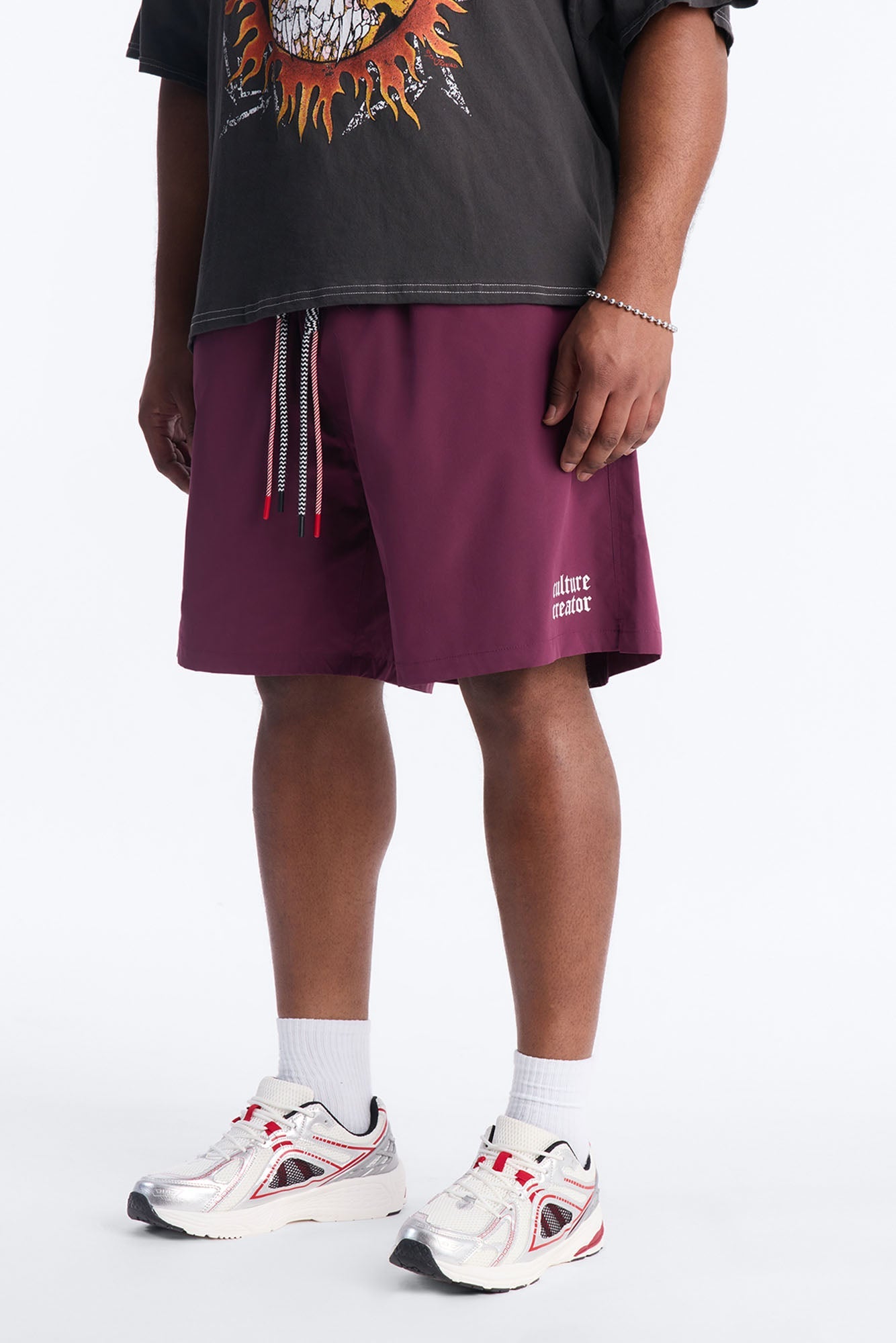 Culture Creator Double Drawstring Short - Purple