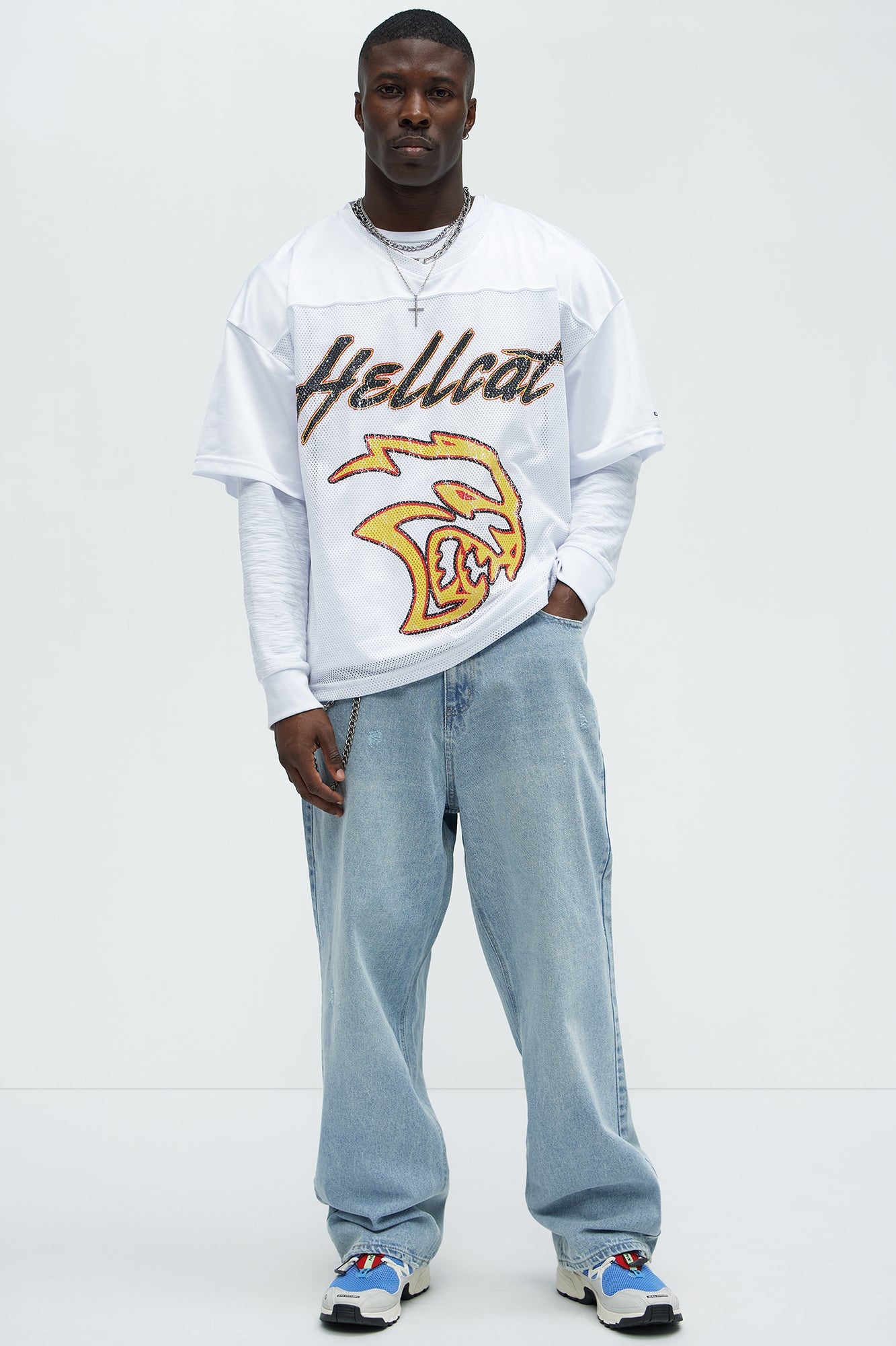 Hellcat Sports Jersey - White/combo