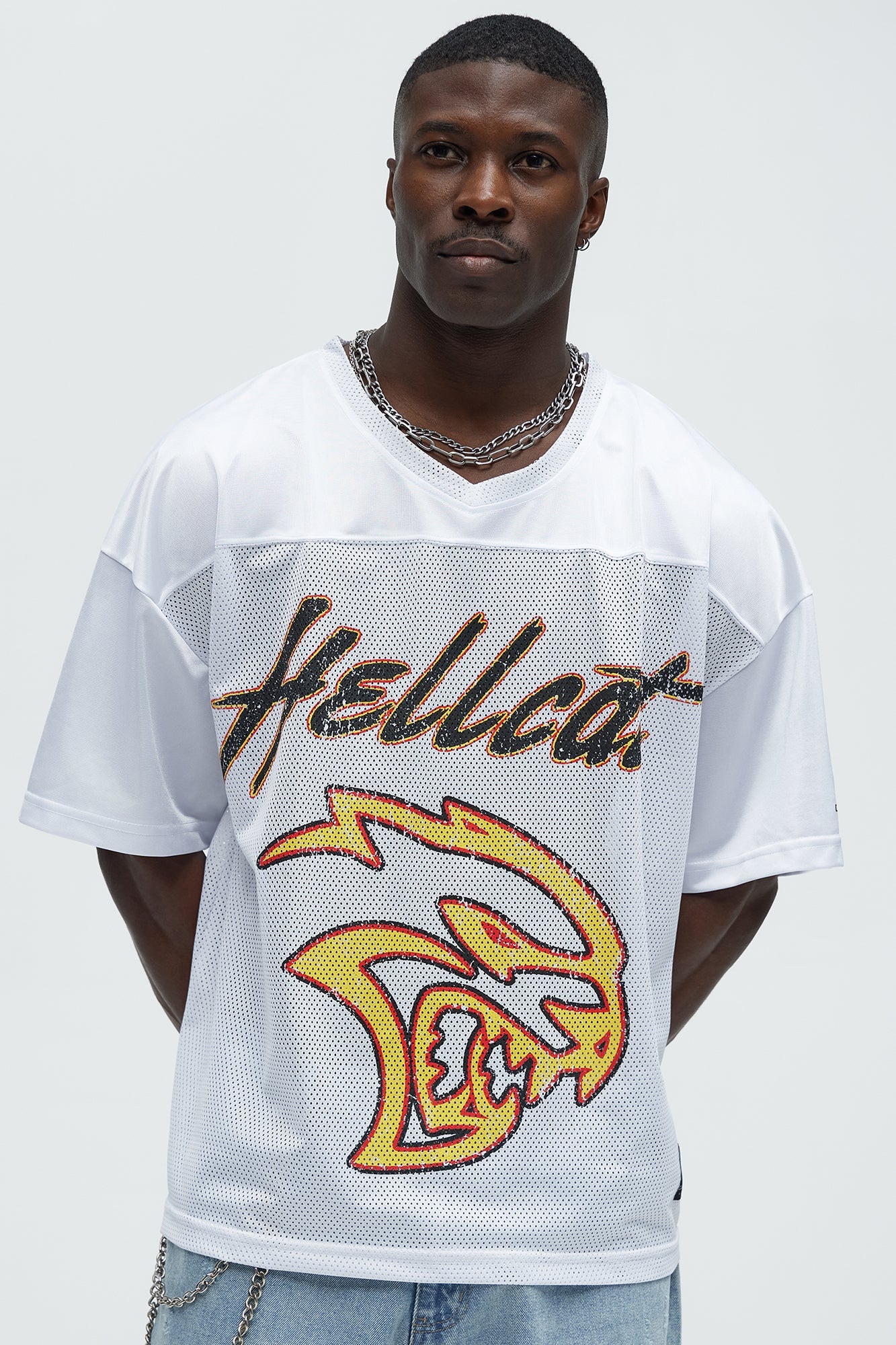 Hellcat Sports Jersey - White/combo