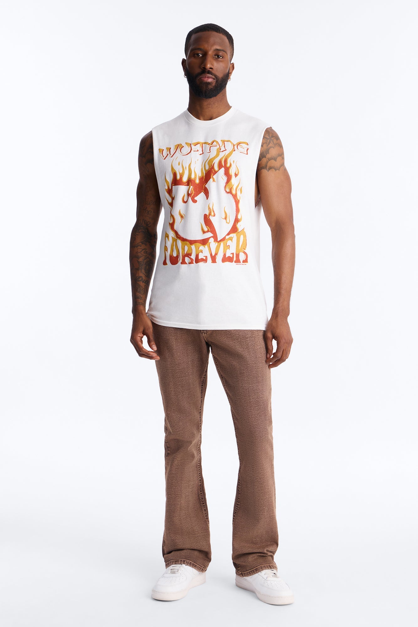 Wu Tang Protect Ya Neck Muscle Tank - White