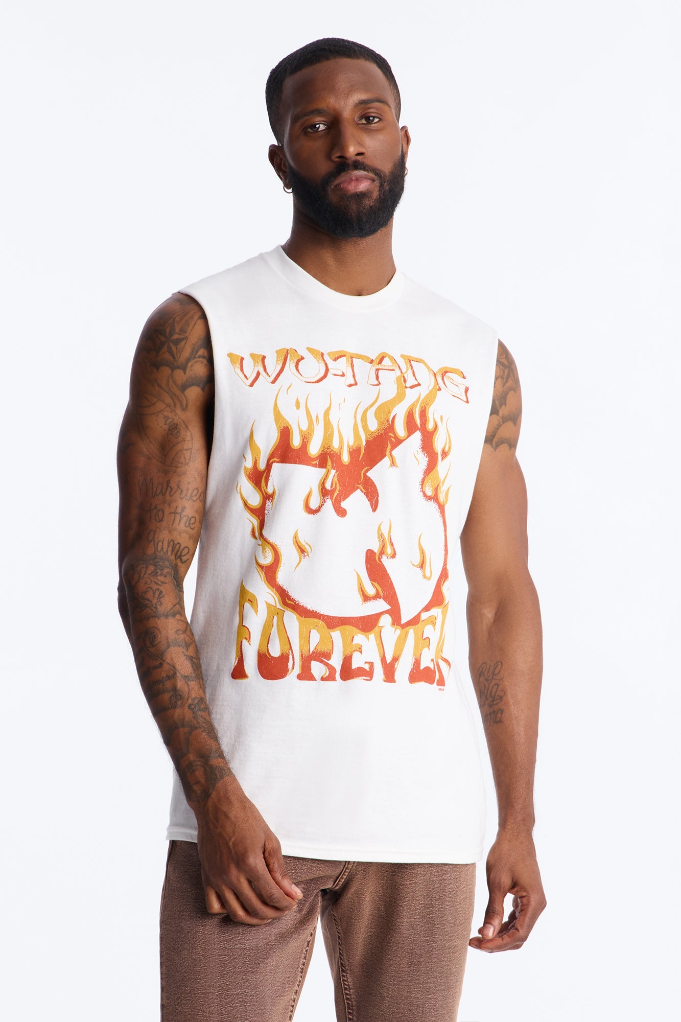 Wu Tang Protect Ya Neck Muscle Tank - White