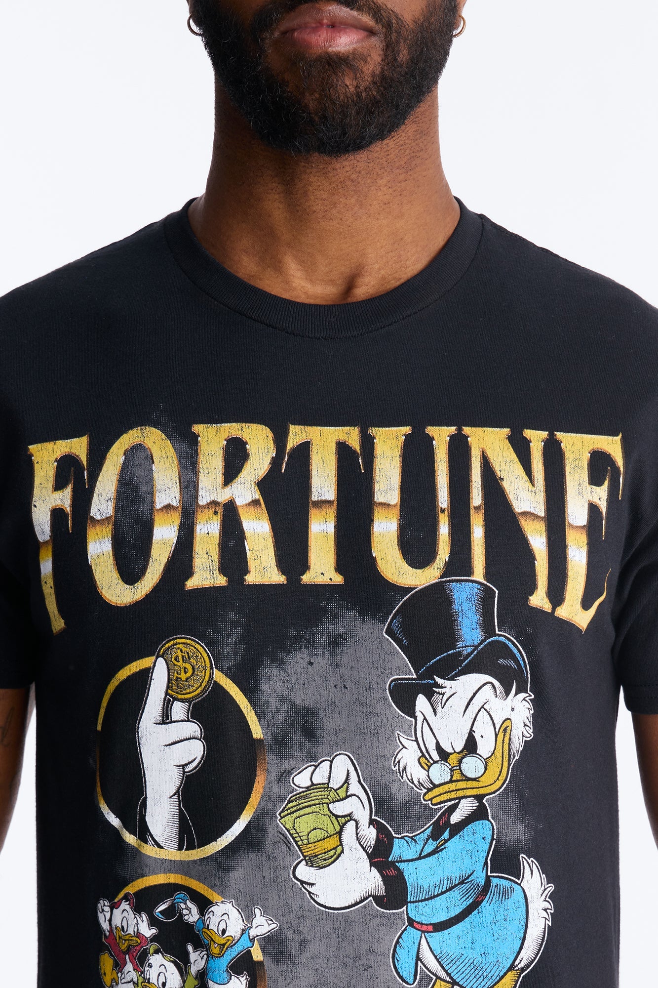 Scrooge McDuck Hustle Short Sleeve Tee - Black