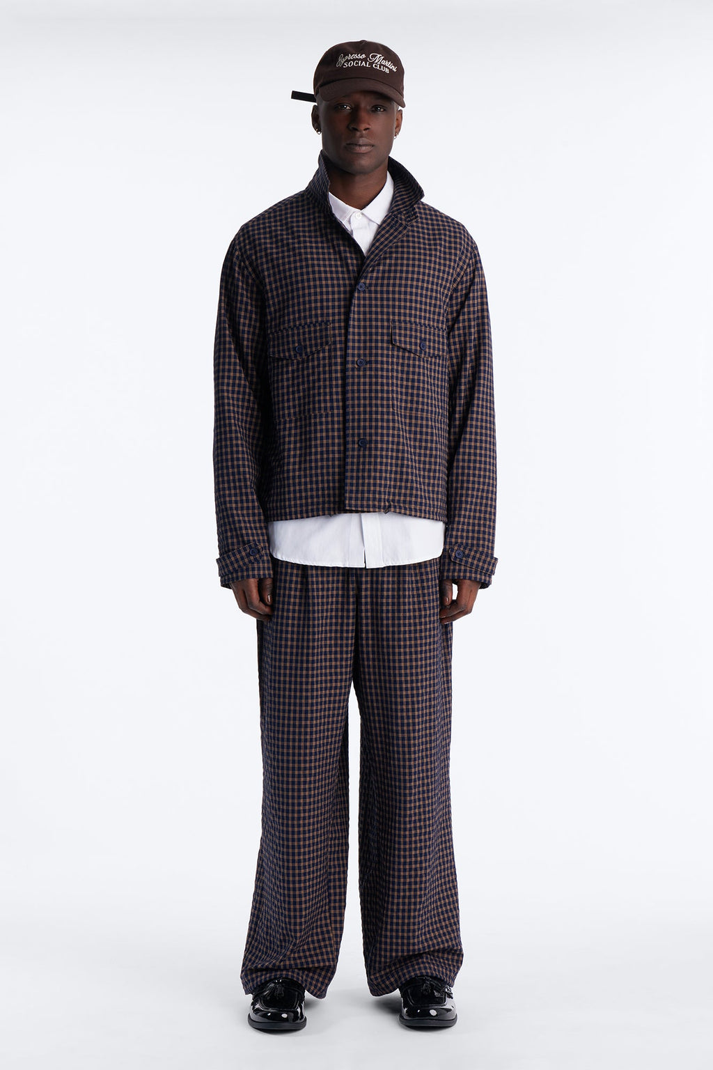 Relaxed Downtown London Shirt Jacket - Navy