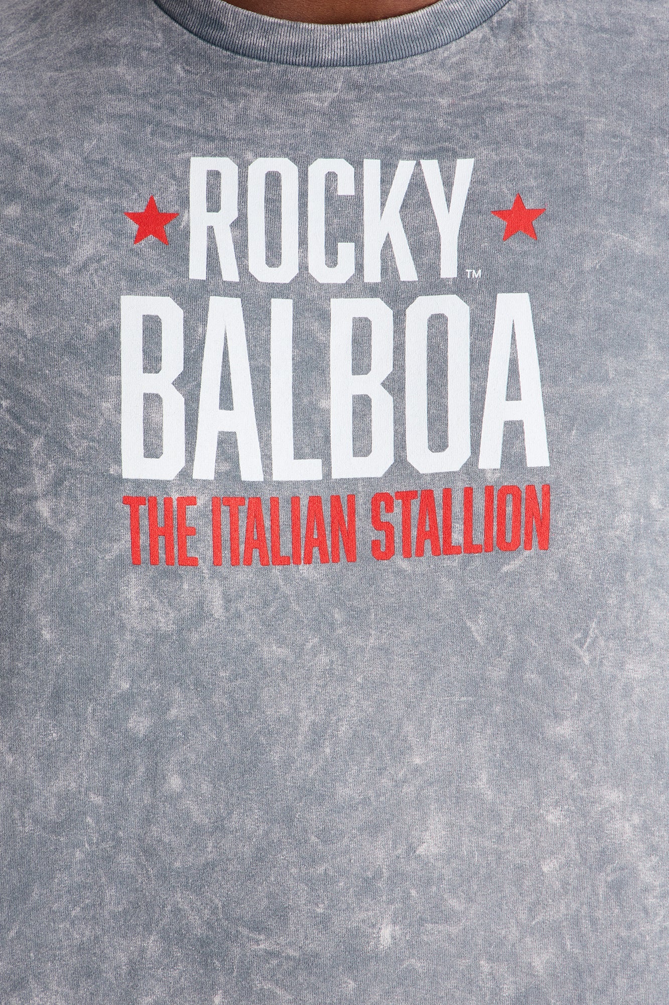 Rocky Balboa 1982 Short Sleeve Tee - Grey Mineral Wash