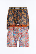 Inferno Scales Ed Hardy 2 Pack Cartoon Boxer Briefs - Multi Color