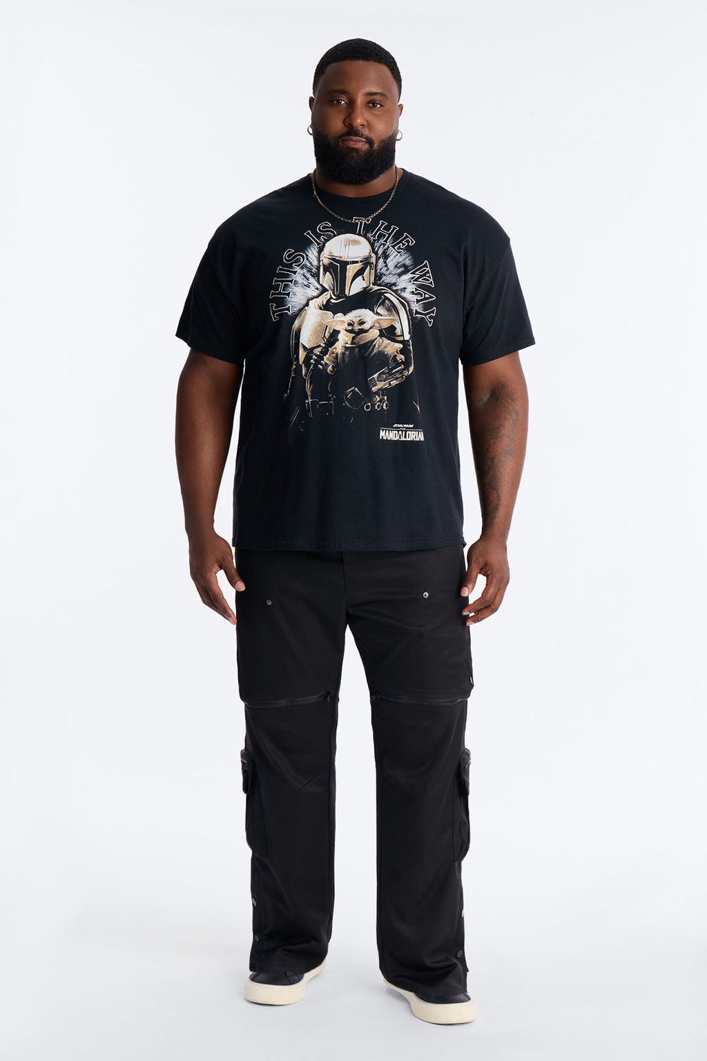 Star Wars The Mandalorian And Grogu Short Sleeve Tee - Black