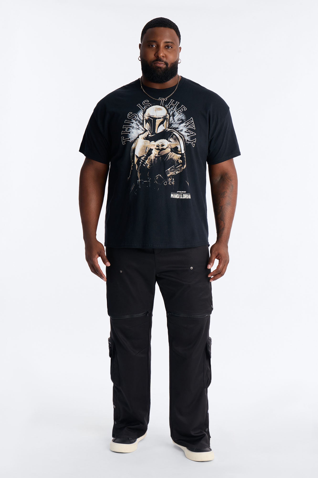 Star Wars The Mandalorian And Grogu Short Sleeve Tee - Black
