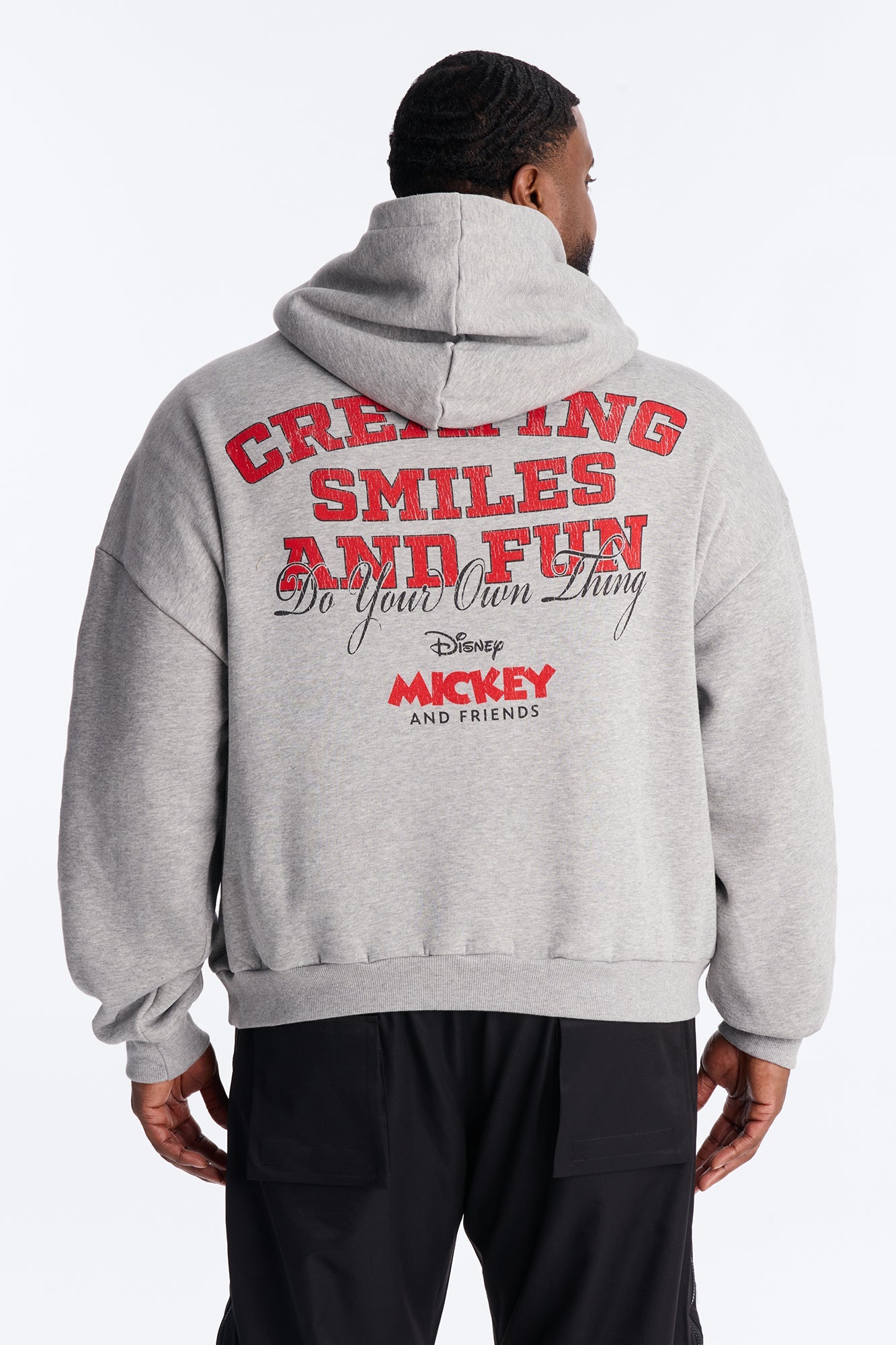Disney Mickey And Friends Do Your Own Thing Hoodie - Heather Grey