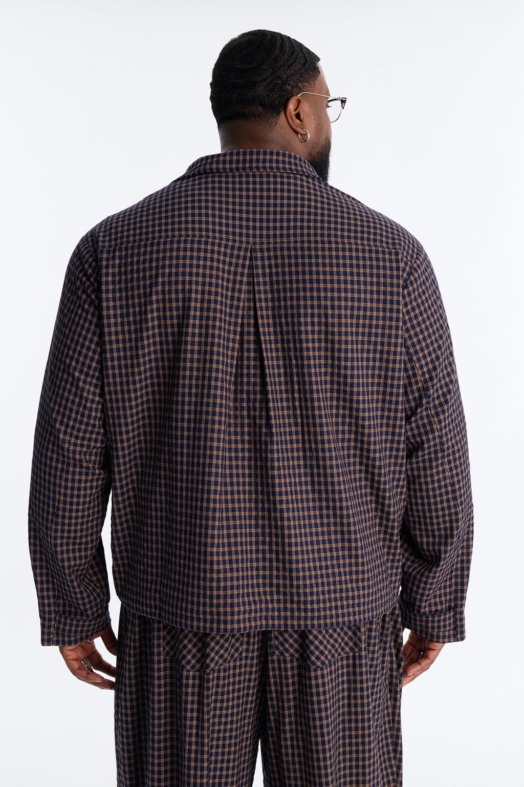 Relaxed Downtown London Shirt Jacket - Navy