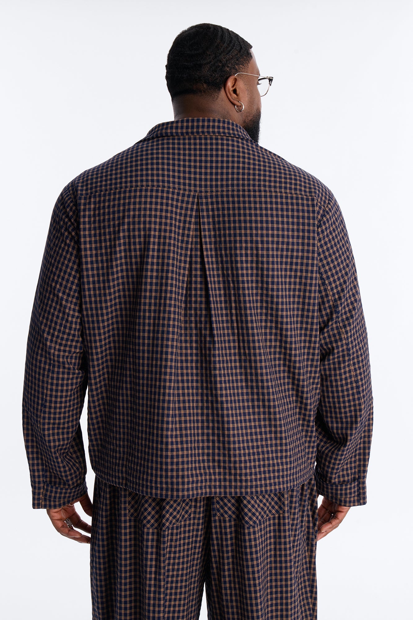 Relaxed Downtown London Shirt Jacket - Navy