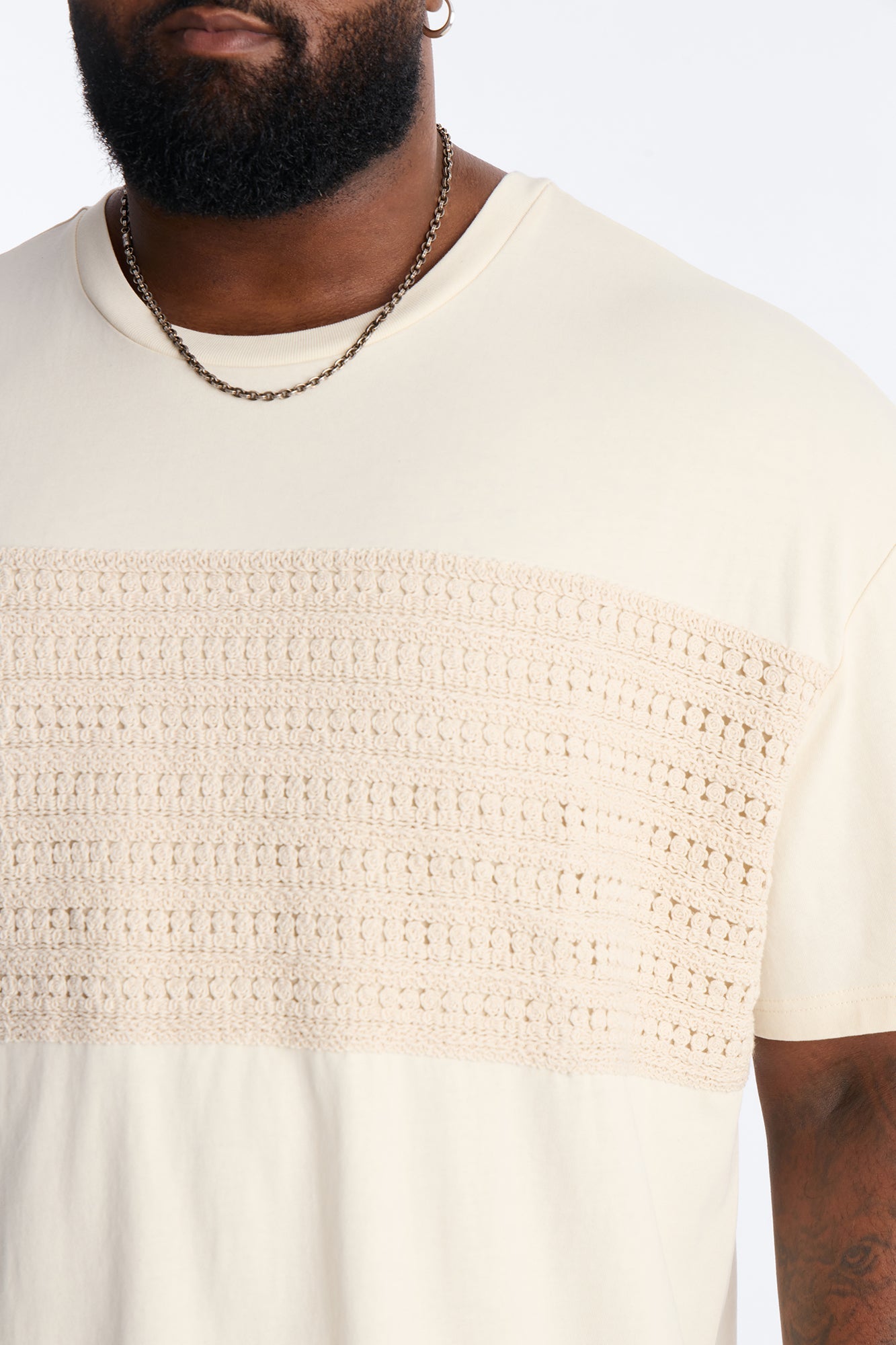 Relaxed Forever Shore Crewneck Tee - Cream