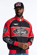 Oversized Ford Need For Speed Racing Jacket - Red