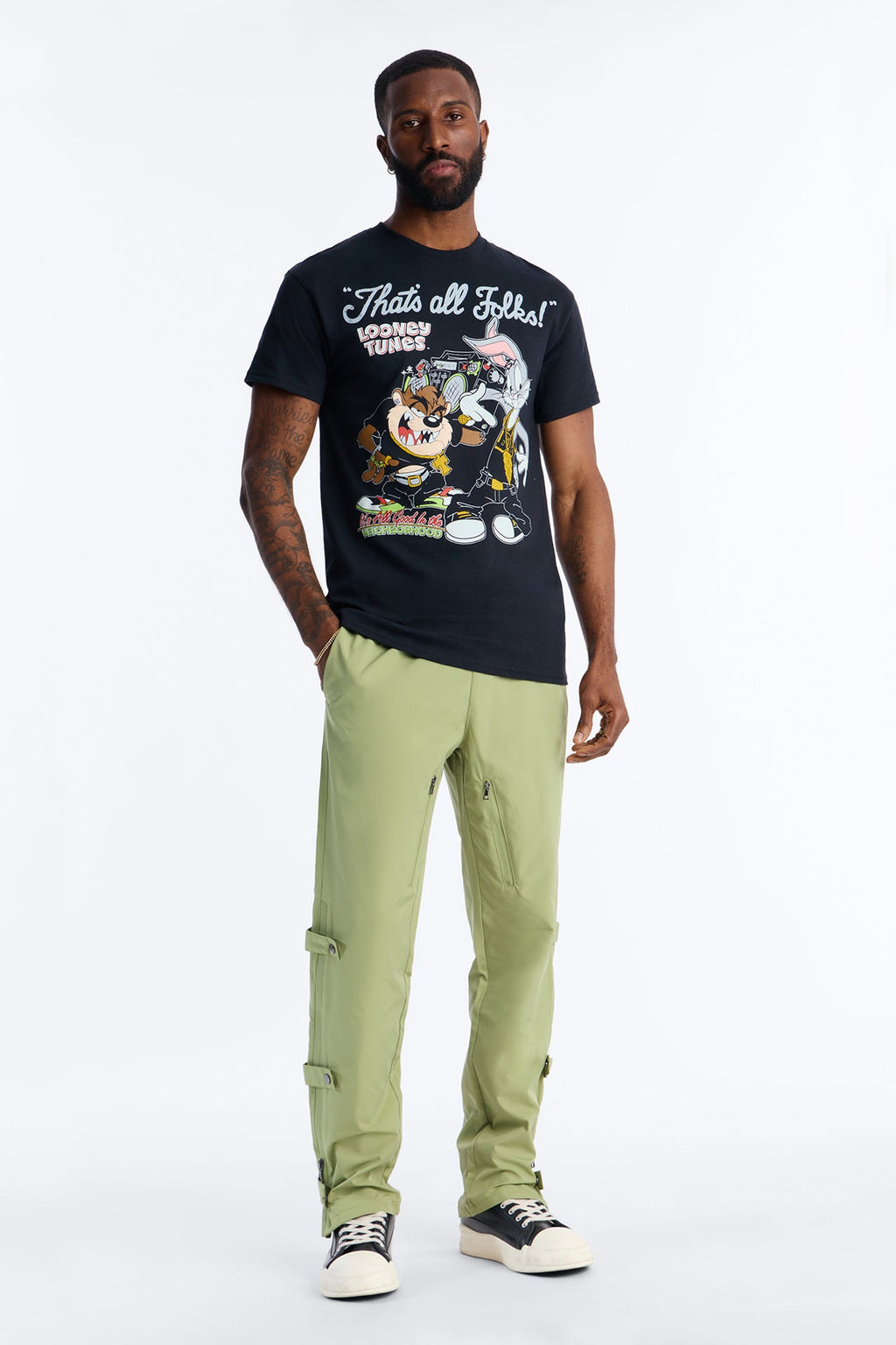Slim Odyssey Multi Strap Pant - Sage