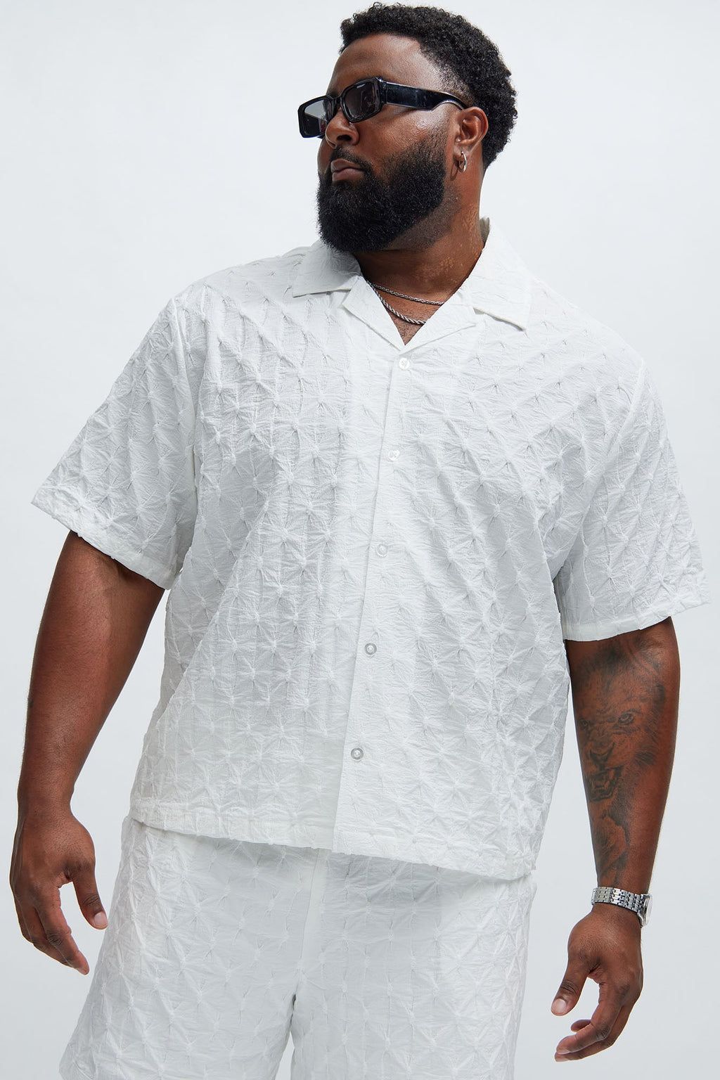 Atticus Textured Shirt - White