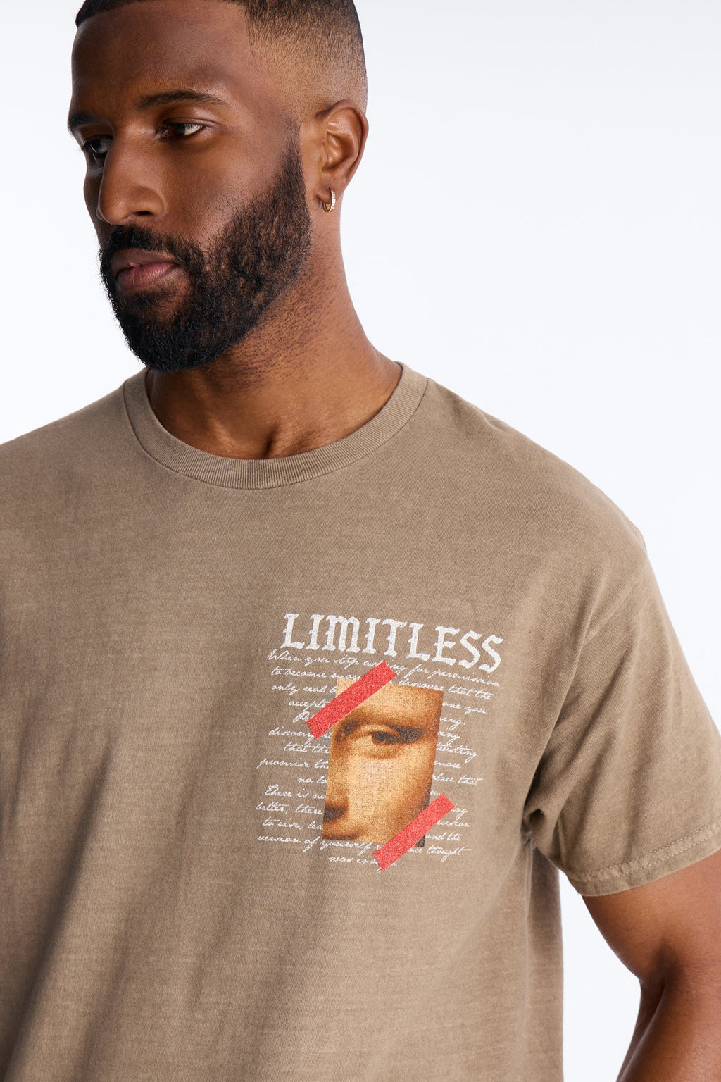 Limitless Art Short Sleeve Tee - Brown