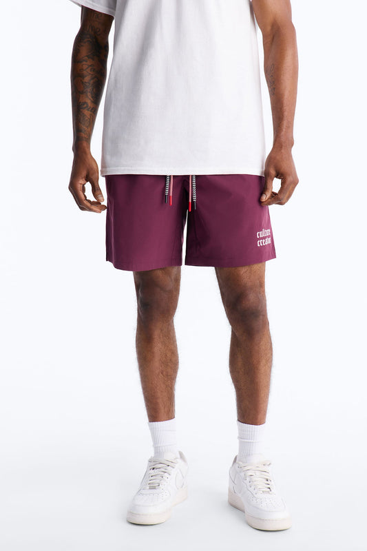Culture Creator Double Drawstring Short - Purple