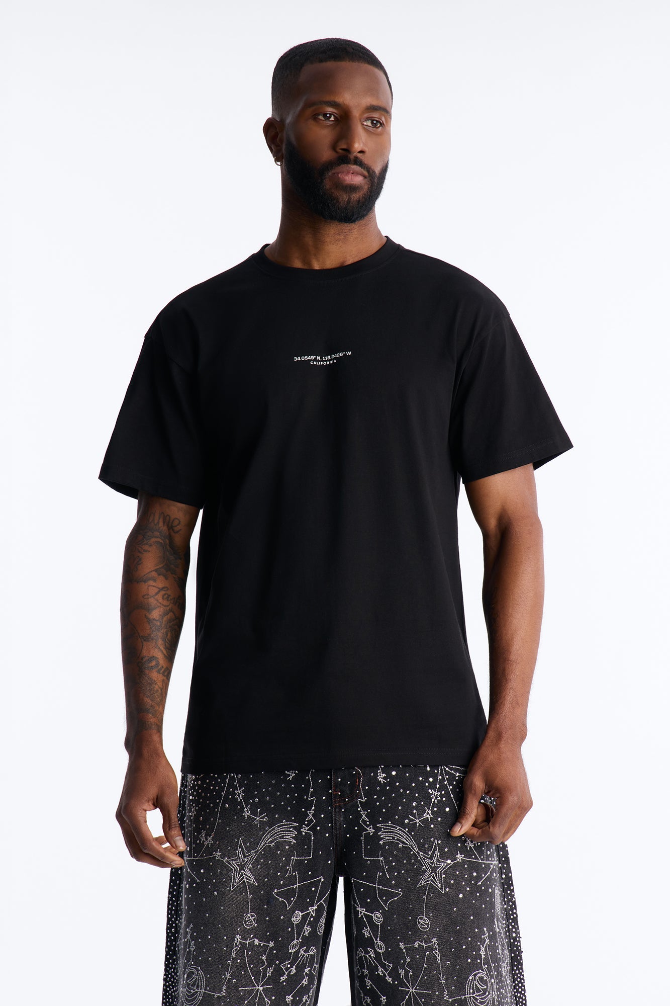 LA West Coast Short Sleeve Tee - Black