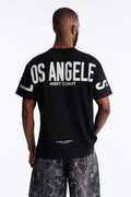 LA West Coast Short Sleeve Tee - Black