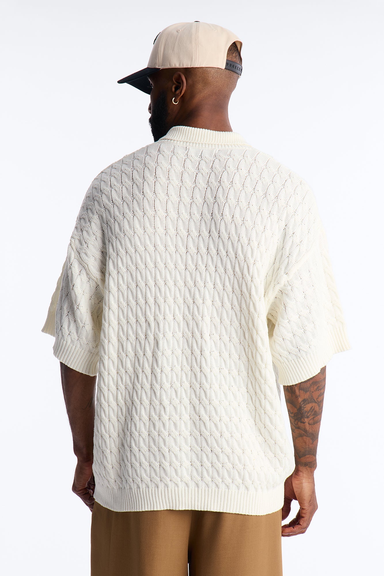 Los Angeles 97 Short Sleeve Knit Johnny Polo - Off White