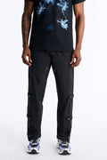 Slim Odyssey Multi Strap Pant - Black
