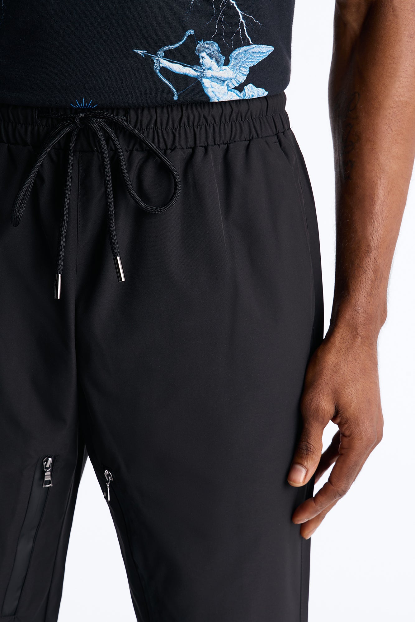Slim Odyssey Multi Strap Pant - Black
