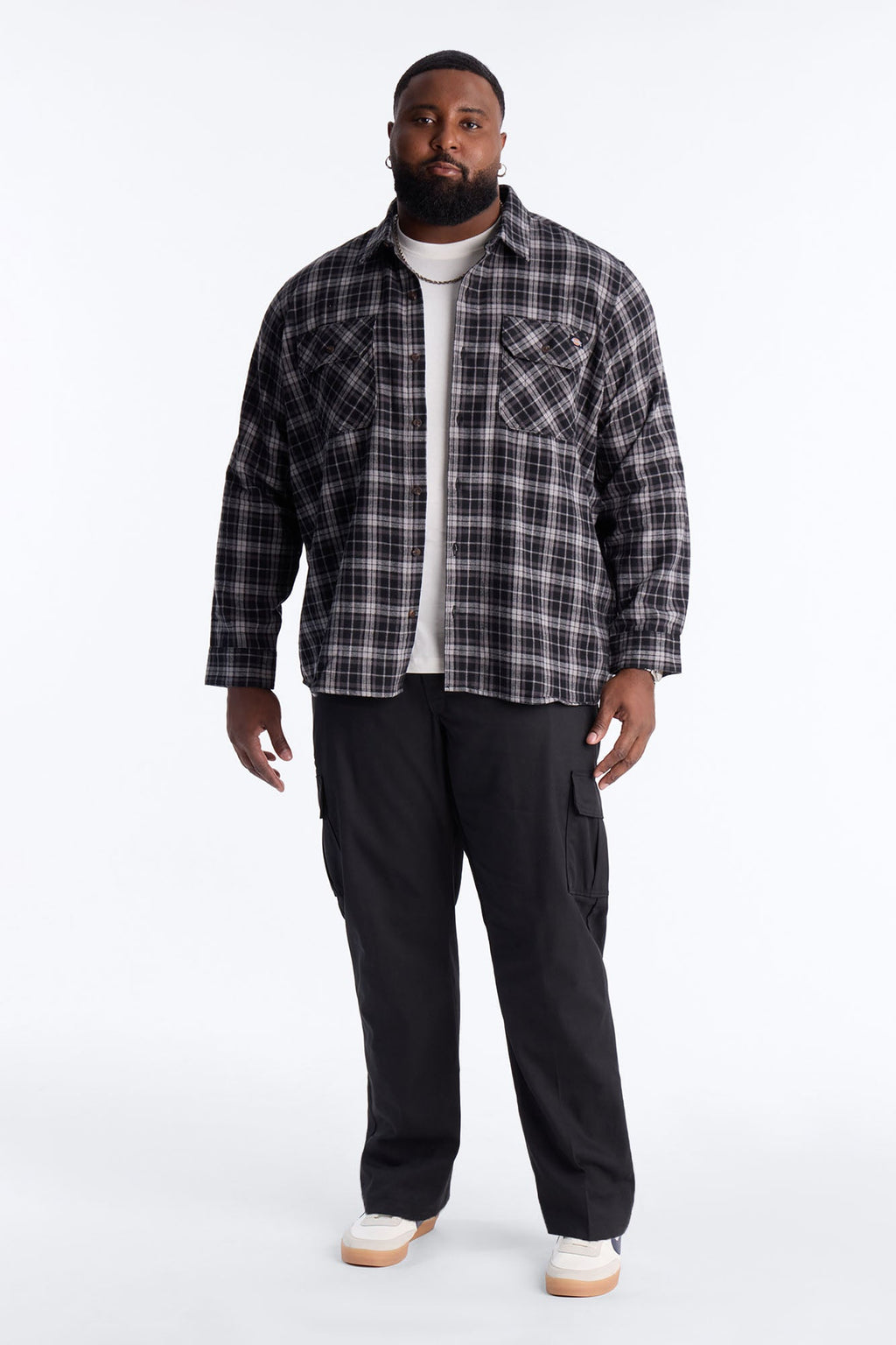 Dickies Flannel Work Shirt - Black