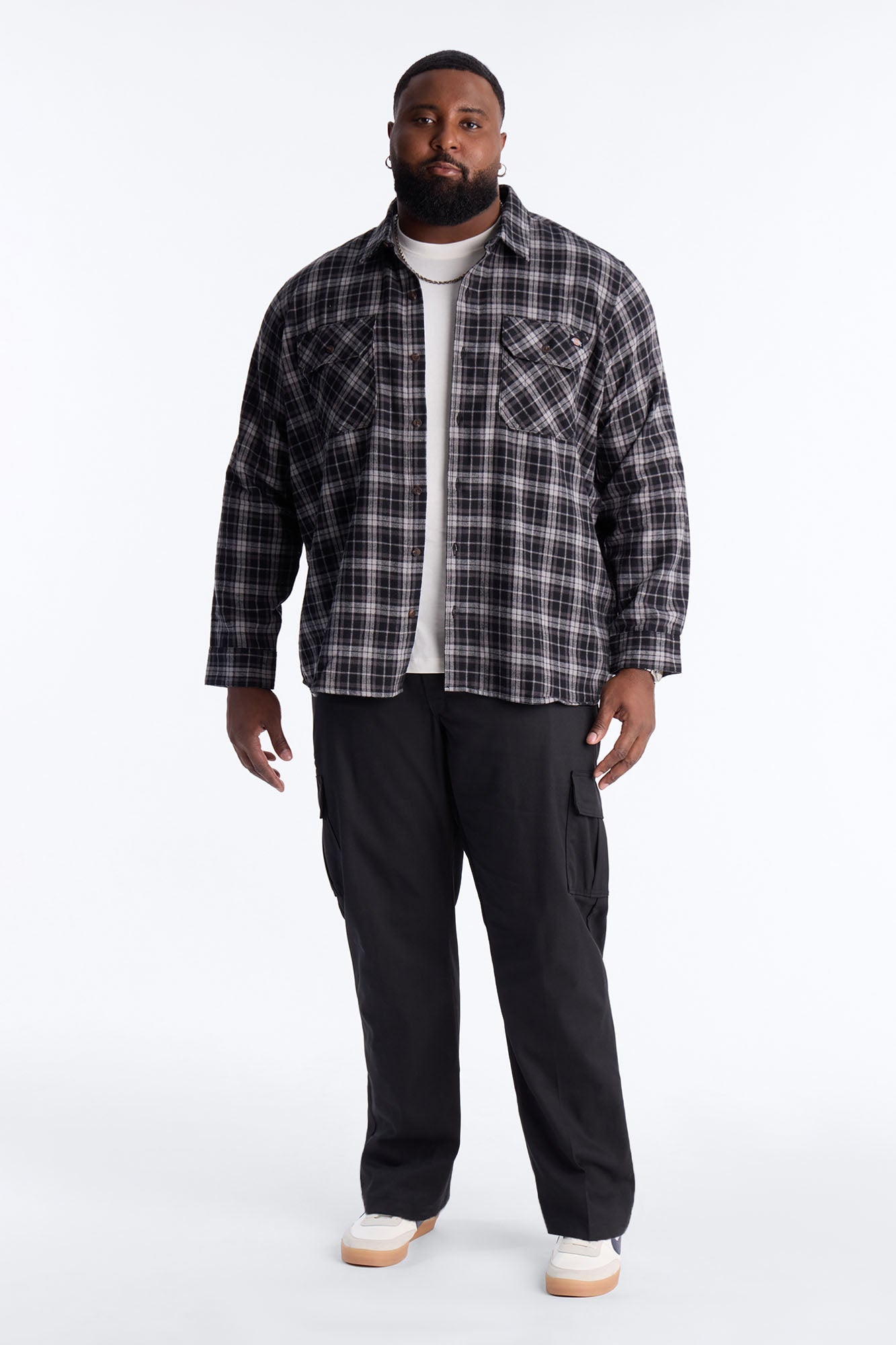Dickies Flannel Work Shirt - Black