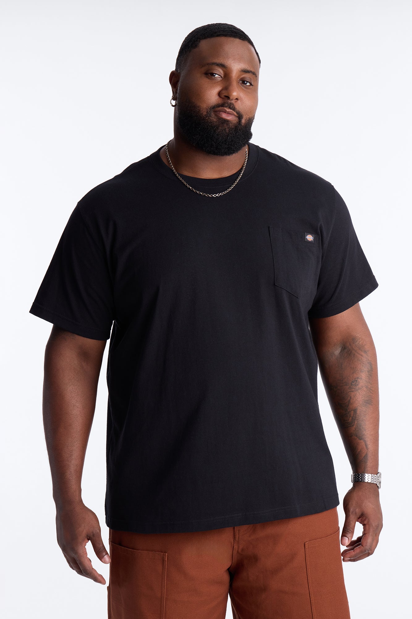 Dickies Heavyweight Short Sleeve Pocket Tee - Black