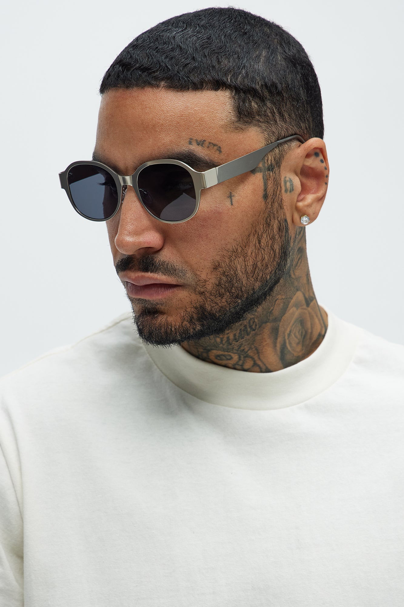 Style Sunglasses - Silver/Smoke