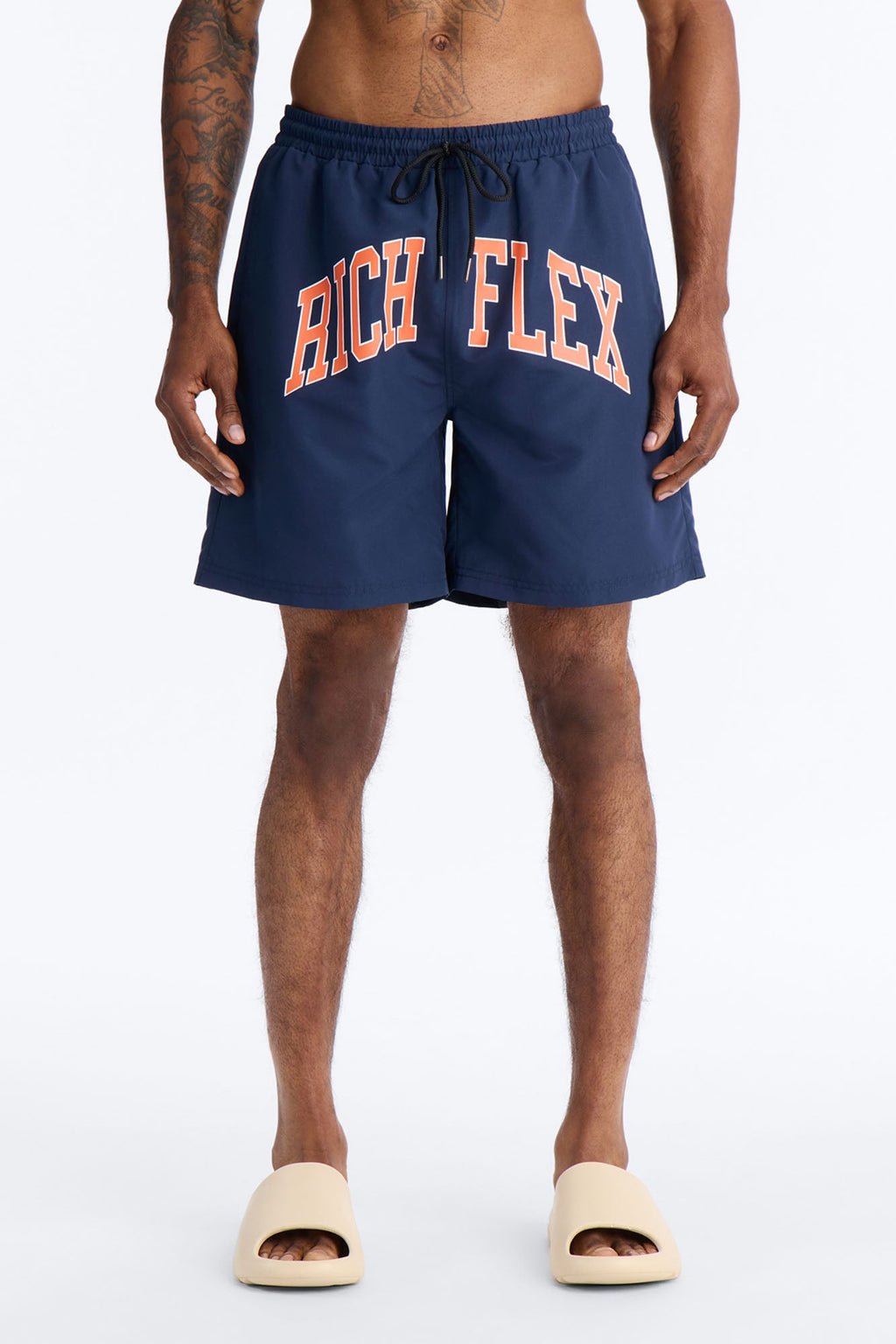 Rich Flex Swim Trunk 7″ - Navy