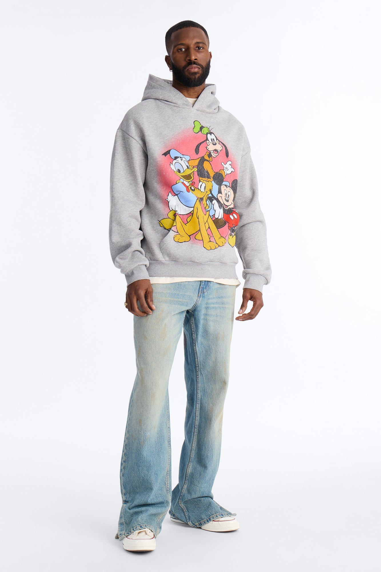 Disney Mickey And Friends Do Your Own Thing Hoodie - Heather Grey