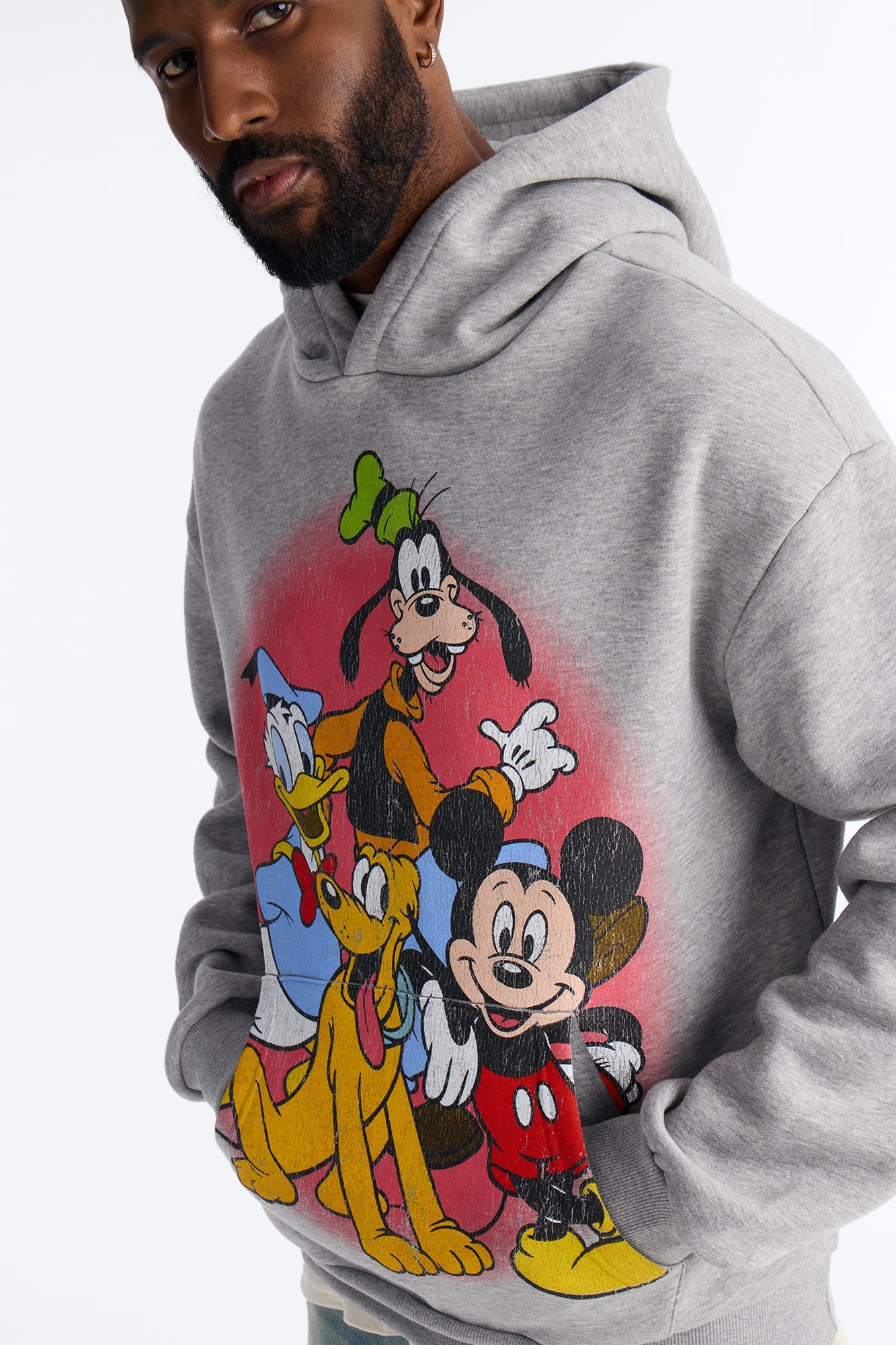 Disney Mickey And Friends Do Your Own Thing Hoodie - Heather Grey