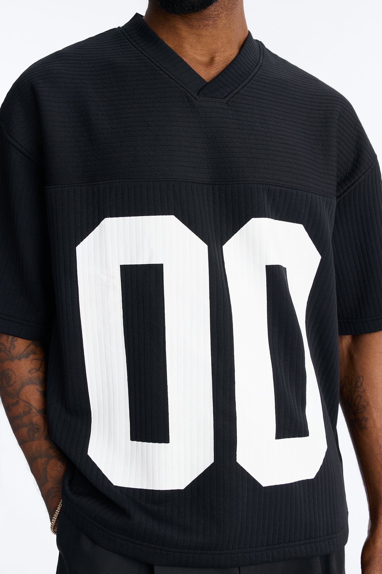 Double 0 Short Sleeve Jersey - Black