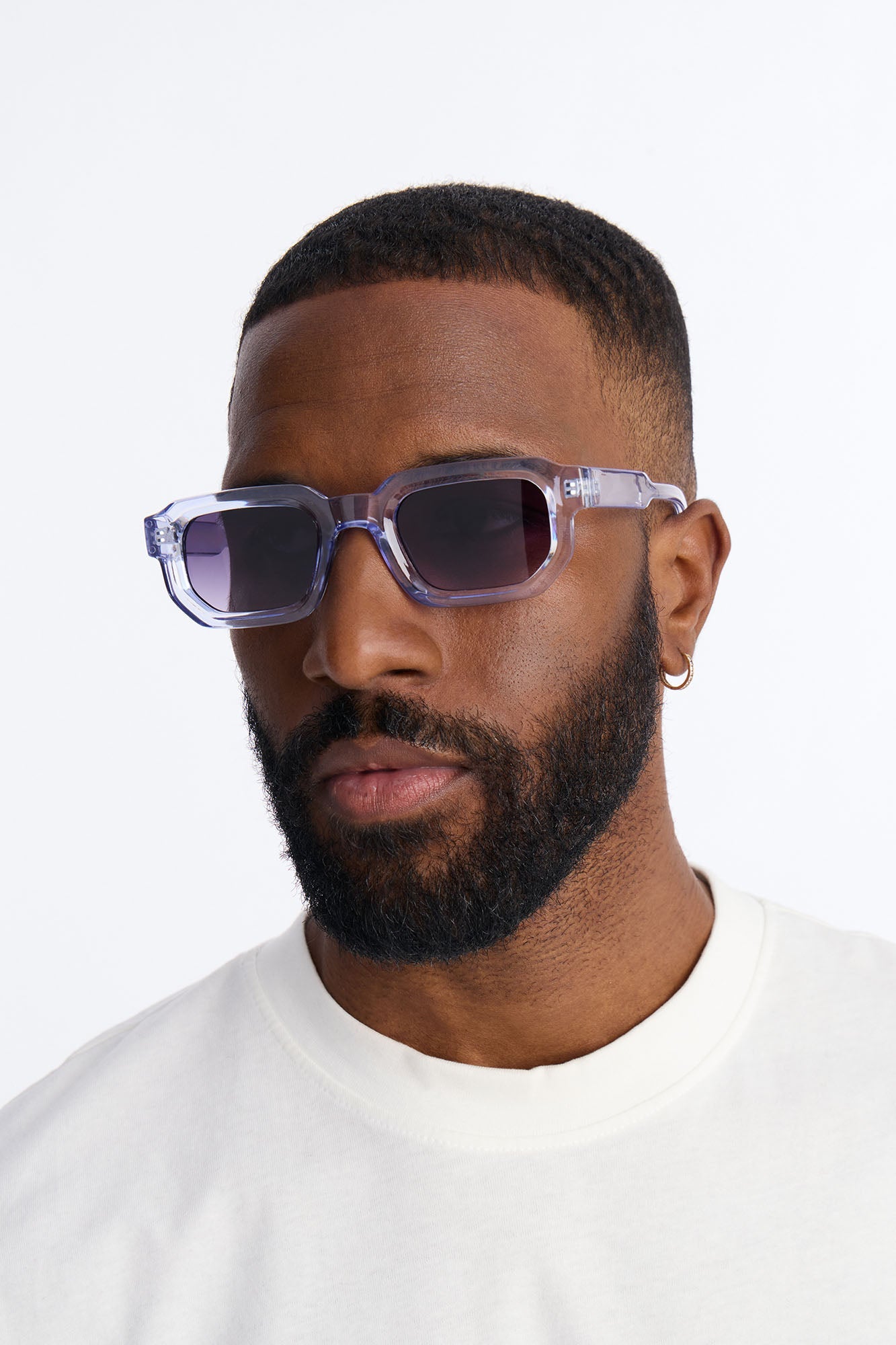 Crisp Cool Square Sunglasses - Blue