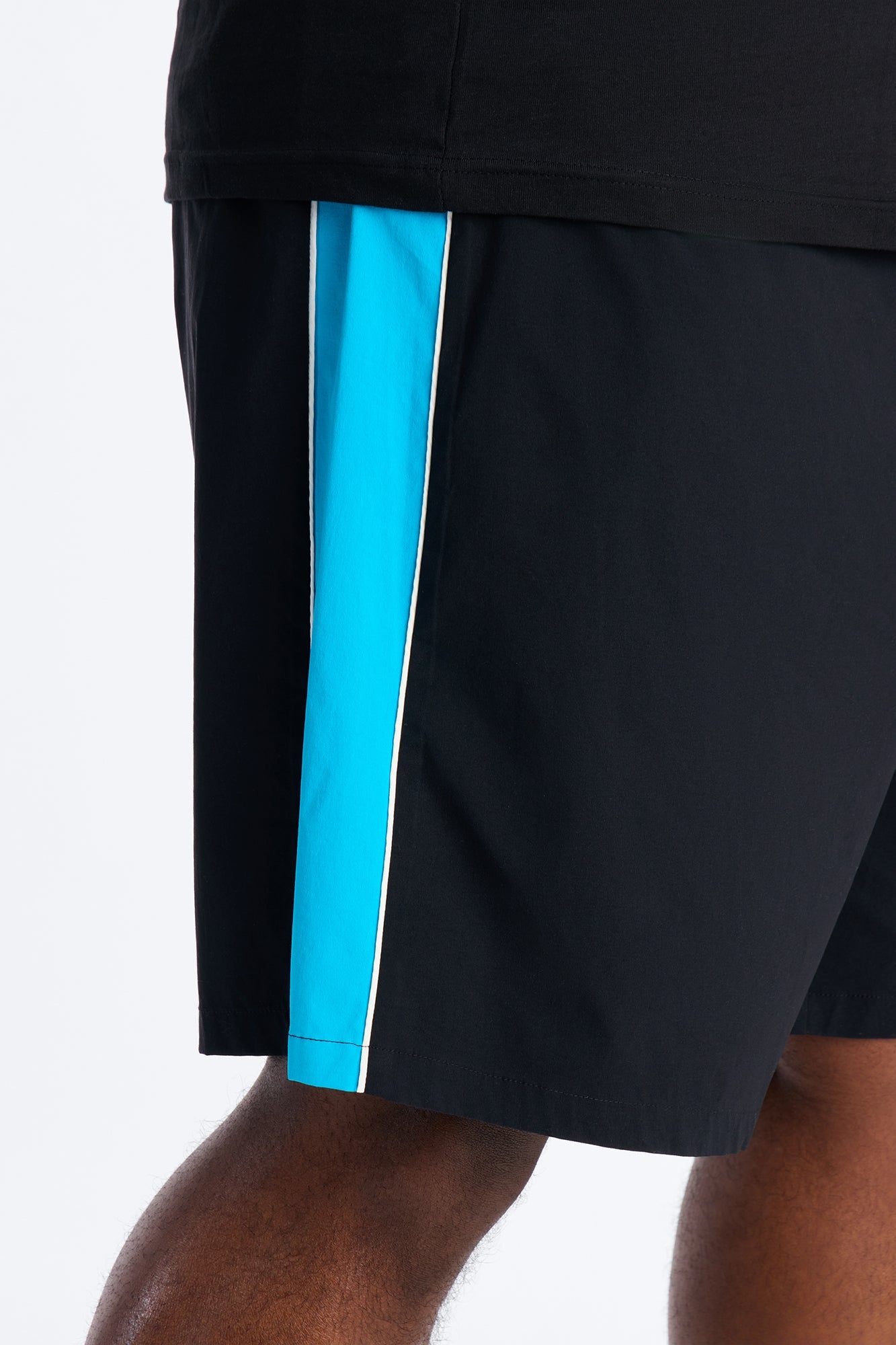Everyday Stretch Paneled Boardshorts 9″ - Black/Blue