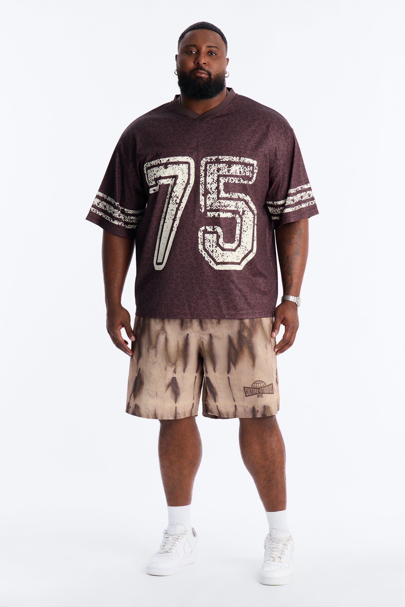 Relaxed Artificial View Short - Brown