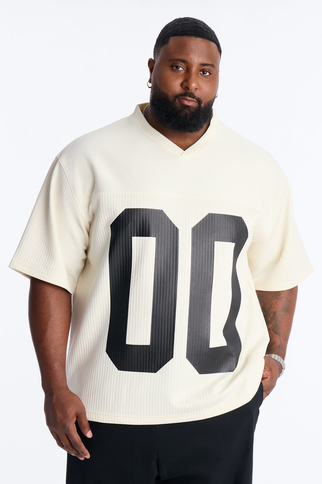 Double 0 Short Sleeve Jersey - Cream