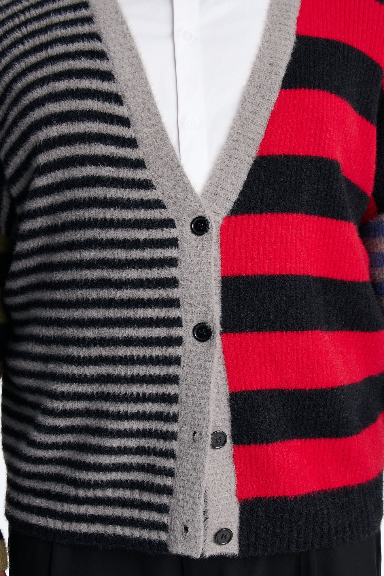 Wild Thing Stripe Knit Cardigan Sweater - Multi Color