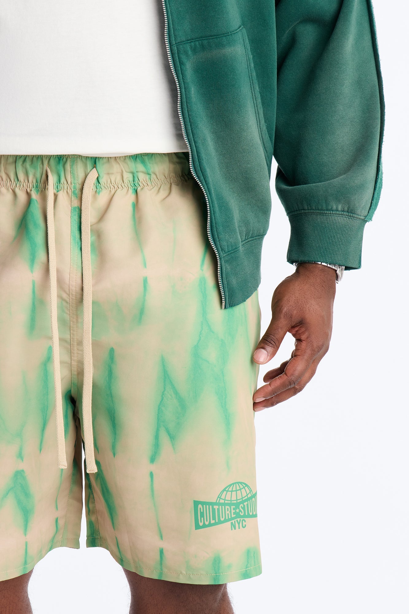 Relaxed Artificial View Short - Green