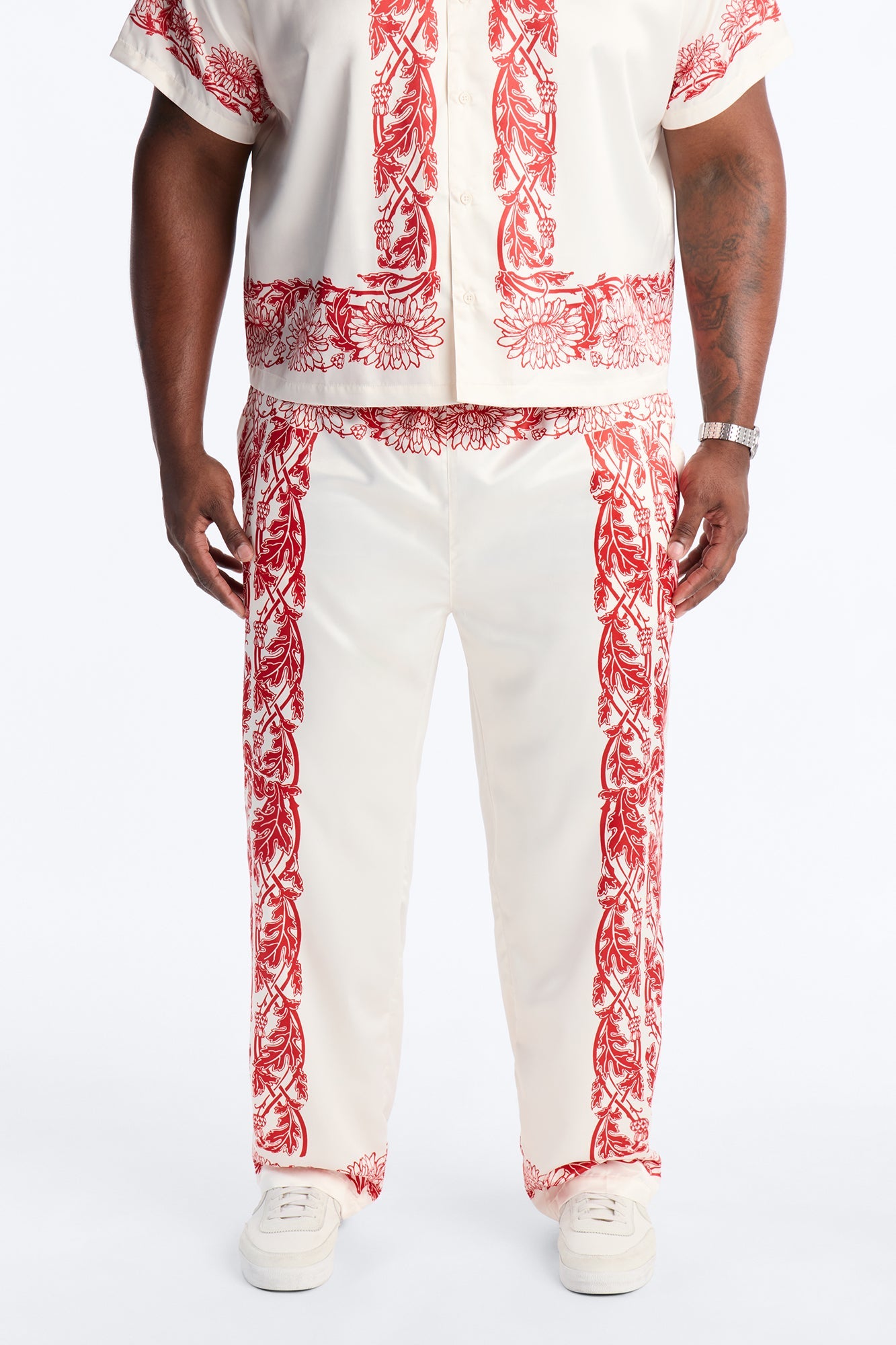 KOS Straight Pants - White