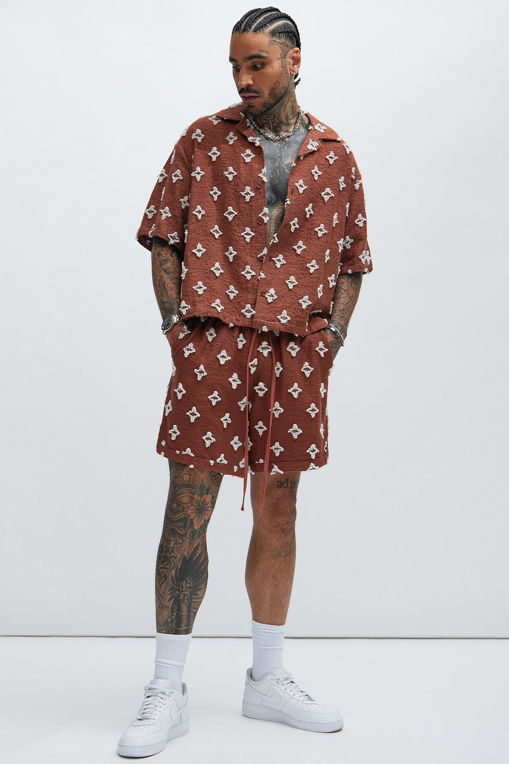 Starlet Warmup Shorts - Brown