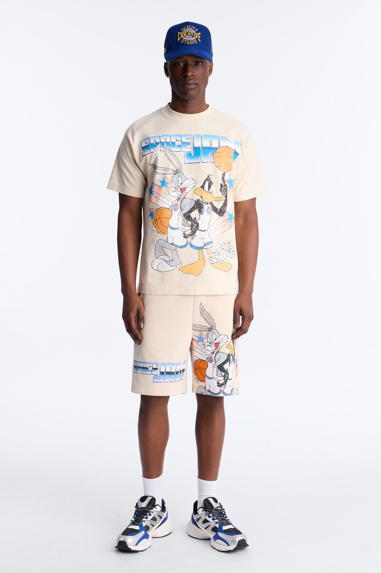 Bugs And Duffy Jam Premium Short Sleeve Shirt - Natural
