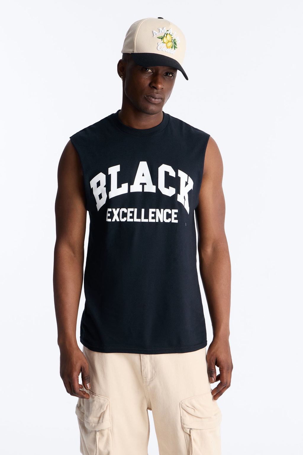 Black Excellence Muscle Tee - Black